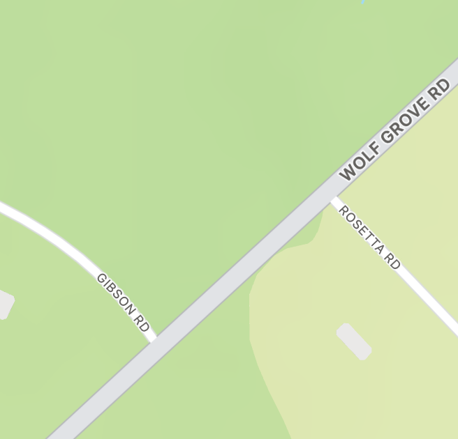 Gibson Rd and Wolfe Grove Road